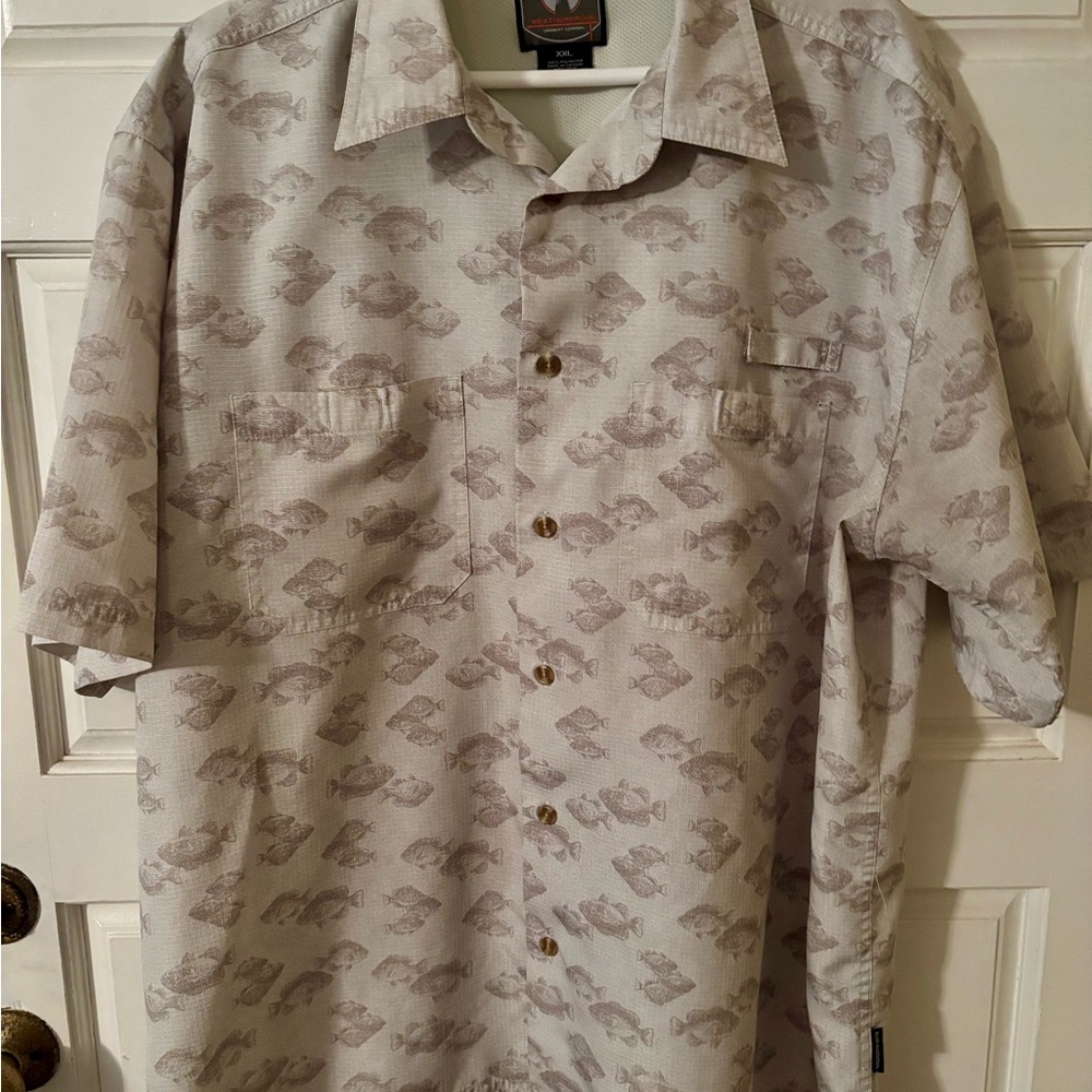 Weatherproof Light Gray Short Sleeve Shirt